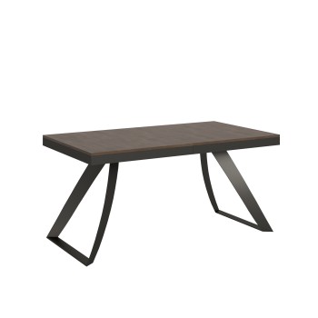 Table Proy Evolution Anthracite - Table extensible 90x160/264 cm Proxy Evolution Frêne Blanc structure Anthracite