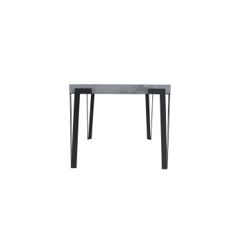 Table Rio - Table extensible 90x160/264 cm Rio Frêne Blanc structure Anthracite