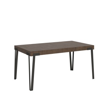 Table Rio - Table extensible 90x160/264 cm Rio Frêne Blanc structure Anthracite