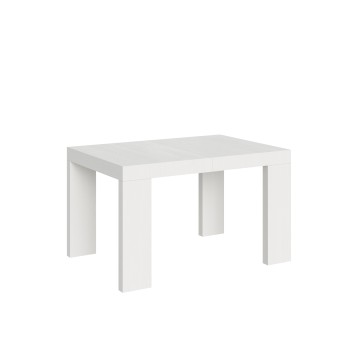 Roxell Table - Table extensible 90x120/224 cm Roxell Frêne Blanc