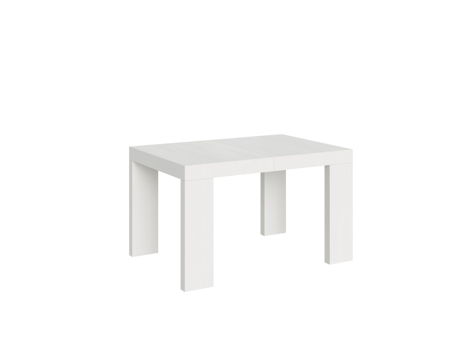 Roxell Table - Table extensible 90x120/224 cm Roxell Frêne Blanc