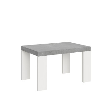 Roxell Table - Table extensible 90x130/390 cm Roxell Frêne Blanc