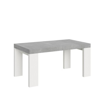 Roxell Table - Table extensible 90x160/420 cm Roxell Frêne Blanc