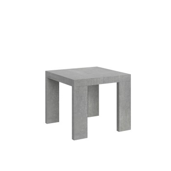 Roxell Table - Table extensible 90x90/246 cm Roxell Frêne Blanc