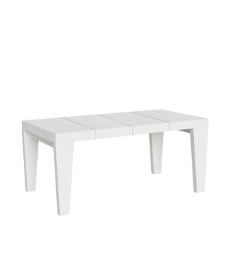 Spimbo Premium Table - Table extensible 90x120/224 cm Spimbo Premium Frêne Blanc