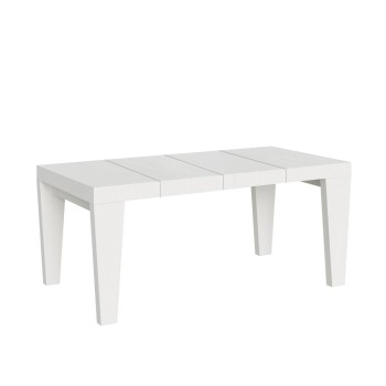 Spimbo Premium Table - Table extensible 90x120/224 cm Spimbo Premium Frêne Blanc