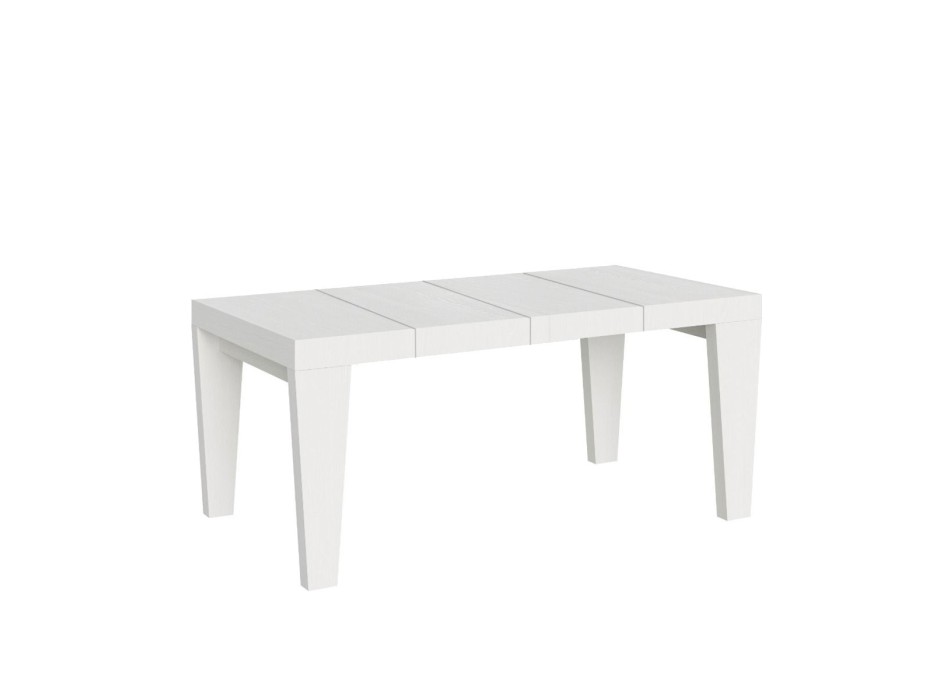 Spimbo Premium Table - Table extensible 90x120/224 cm Spimbo Premium Frêne Blanc