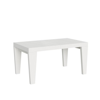 Spimbo Table - Table extensible 90x160/264 cm Spimbo Frêne Blanc