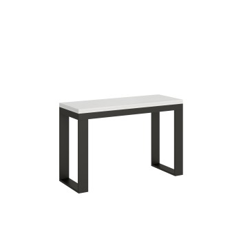 Tecno Double Table - Table ouvrante 120/200x45/90 cm Tecno Double Chêne Nature Structure Anthracite