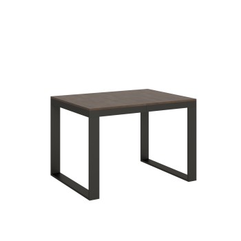 Table Tecno Evolution - Table extensible 90x120/224 cm Tecno Evolution Frêne Blanc Structure Anthracite