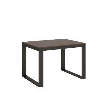 Table Tecno Evolution - Table extensible 90x120/380 cm Tecno Evolution Frêne Blanc Structure Anthracite