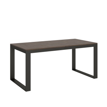 Table Tecno Evolution - Table extensible 90x180/284 cm Tecno Evolution Frêne Blanc Structure Anthracite