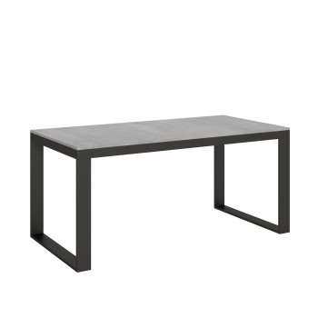 Table Tecno Evolution - Table extensible 90x180/440 cm Tecno Evolution Frêne Blanc Structure Anthracite