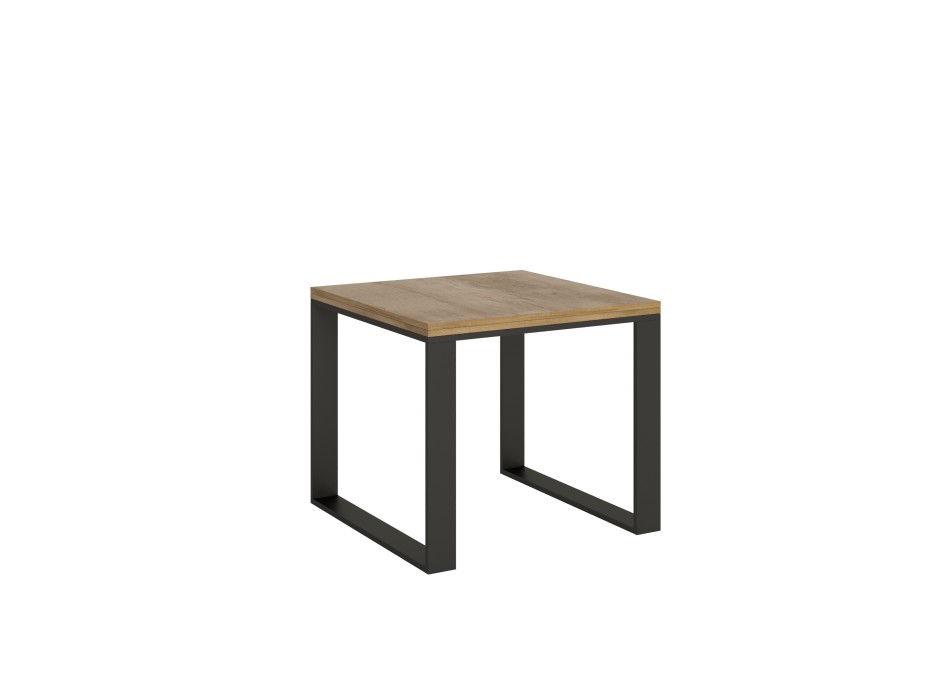 Table Tecno Libra - Table ouvrante 90x90/180 cm Tecno Libra Chêne Nature Structure Anthracite