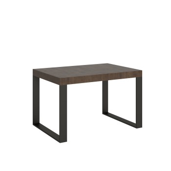 Table Tecno Premium - Table extensible 90x130/234 cm Tecno Premium Frêne Blanc Structure Anthracite