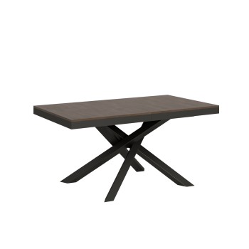 Table Volantis Evolution structure Anthracite - Table extensible 90x160/264 cm Volantis Evolution Frêne Blanc structure Anthracite