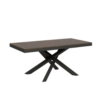 Table Volantis Evolution structure Anthracite - Table extensible 90x180/284 cm Volantis Evolution Frêne Blanc structure Anthracite