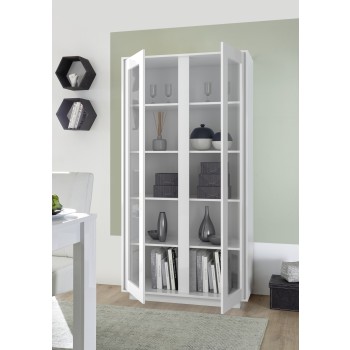 Vitrine 2 portes ICE 92x179x43 cm