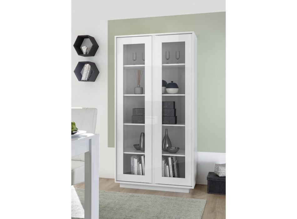 Vitrine 2 portes ICE 92x179x43 cm